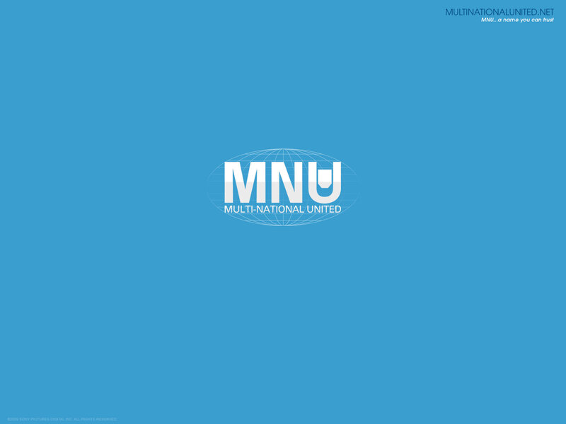 MNÜ logo on blue background
