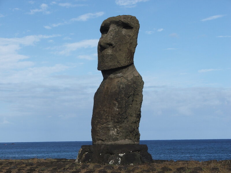 Moai statue on Easter Island