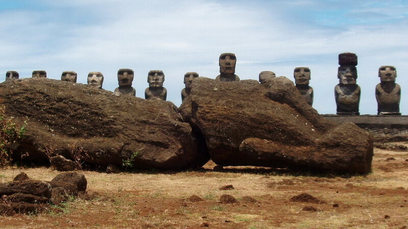 Moai Statues at Quarry