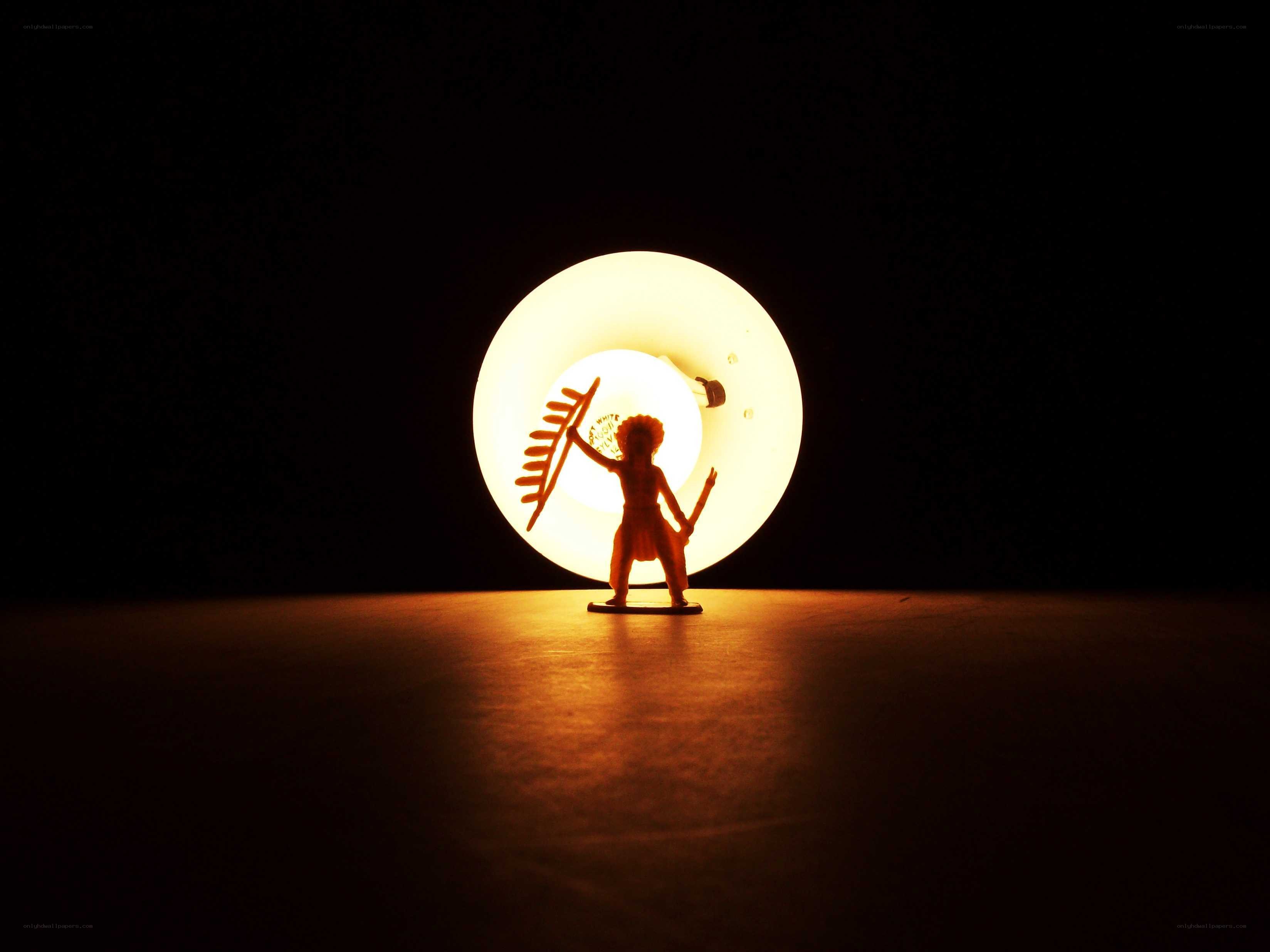 Moana figurine with light backdrop