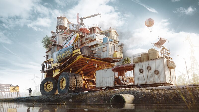 Mobile City on Truck