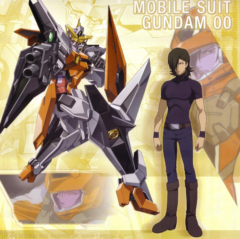 Mobile Suit Gundam 00 Character Art