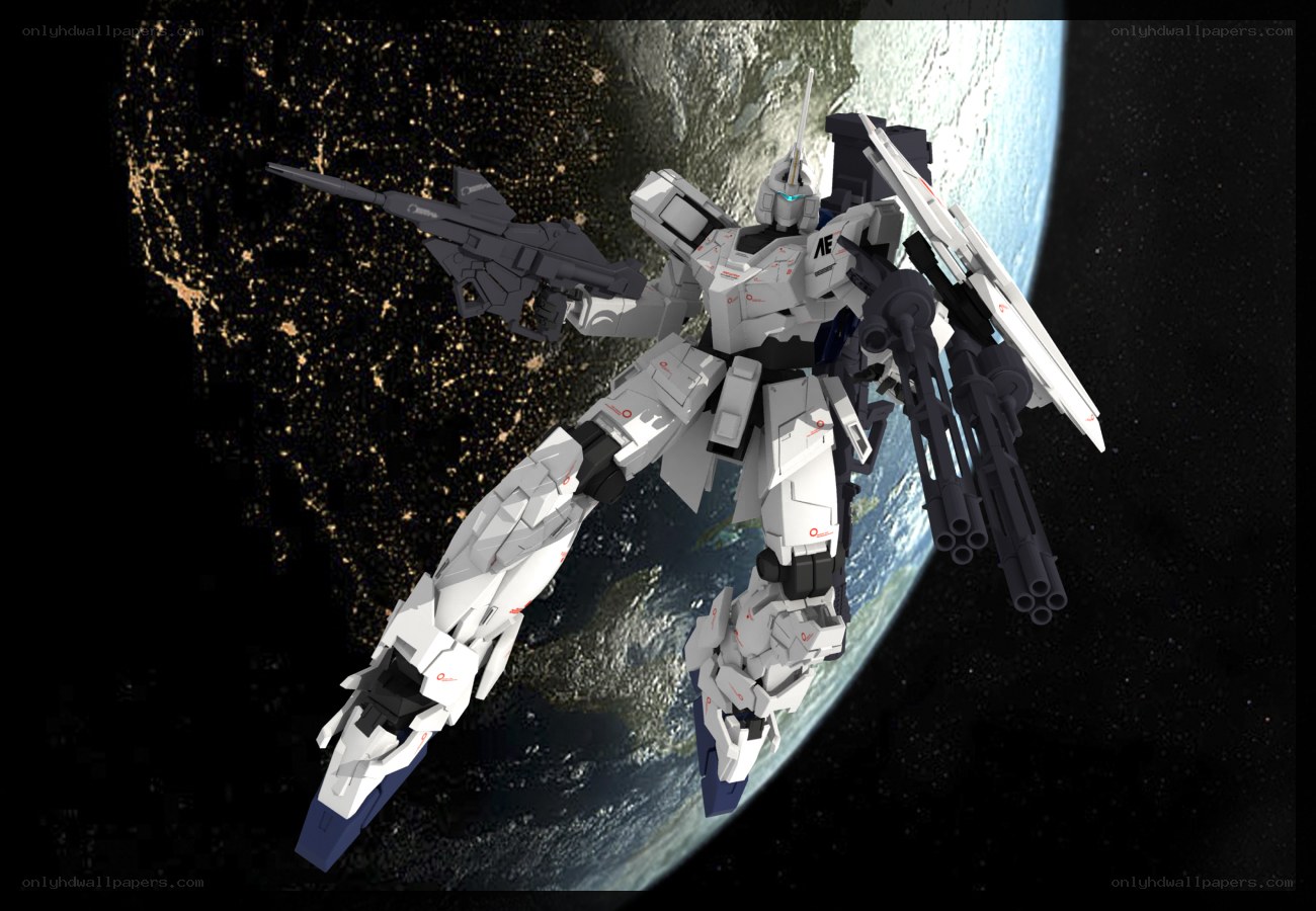 Mobile Suit Gundam in space