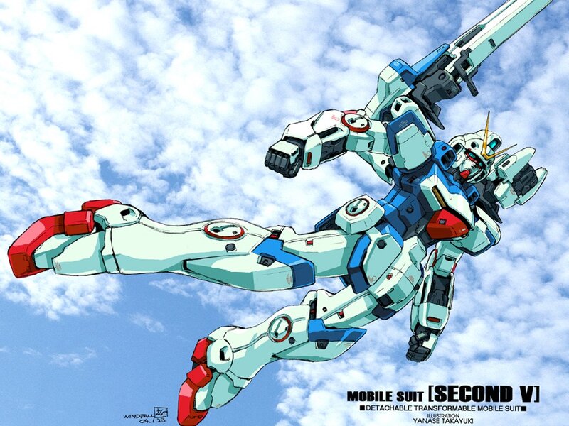 Mobile Suit in Flight