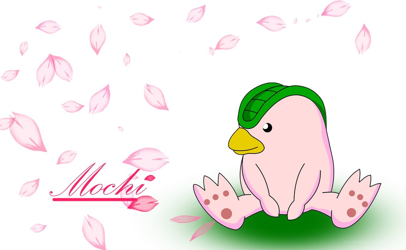 Mochi the pink duckling