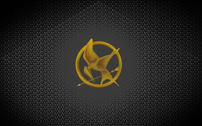 Mockingjay symbol on mesh