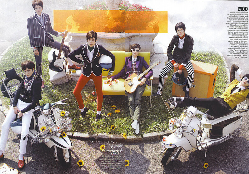 Mod fashion photoshoot