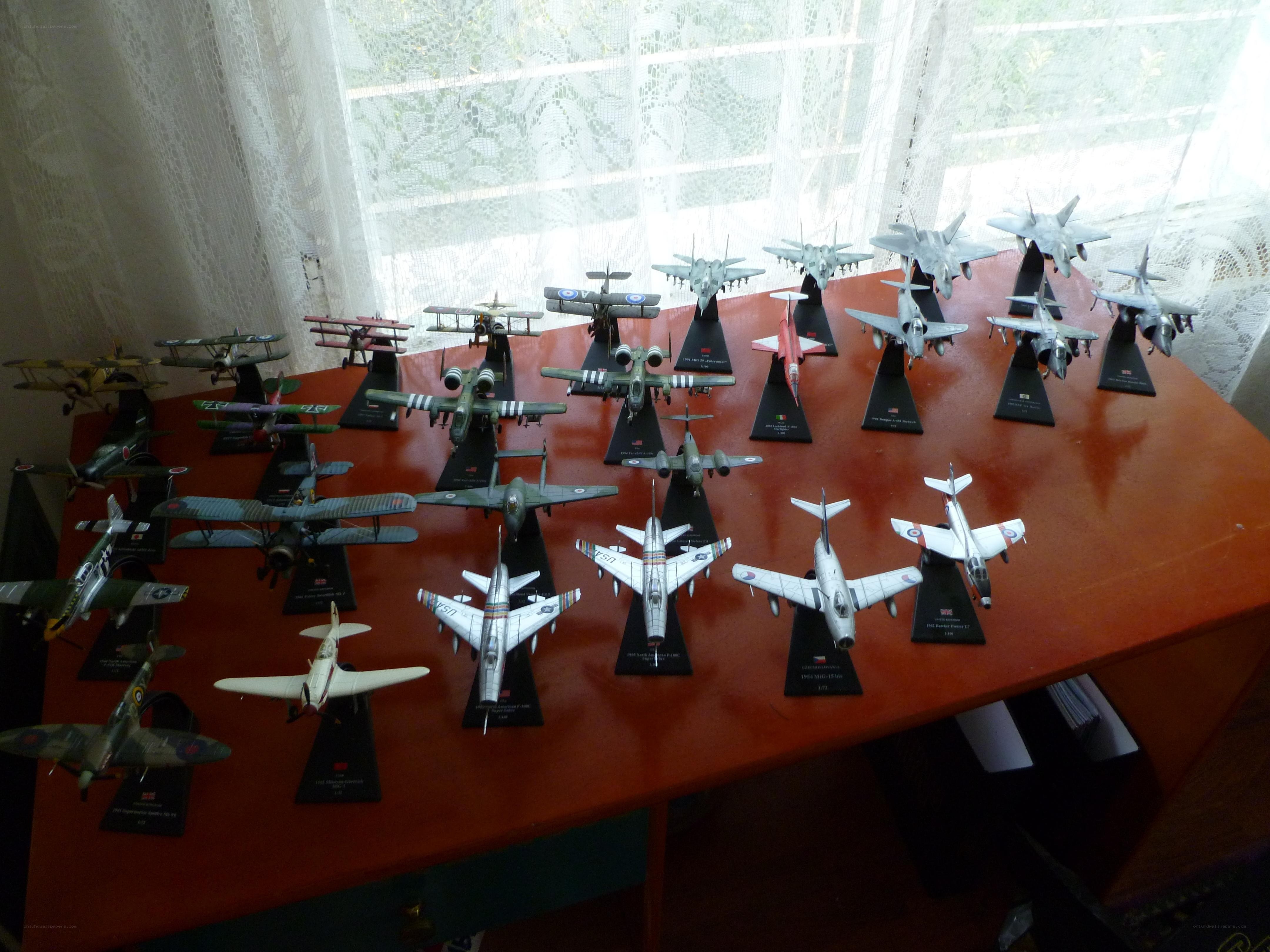 model airplane collection