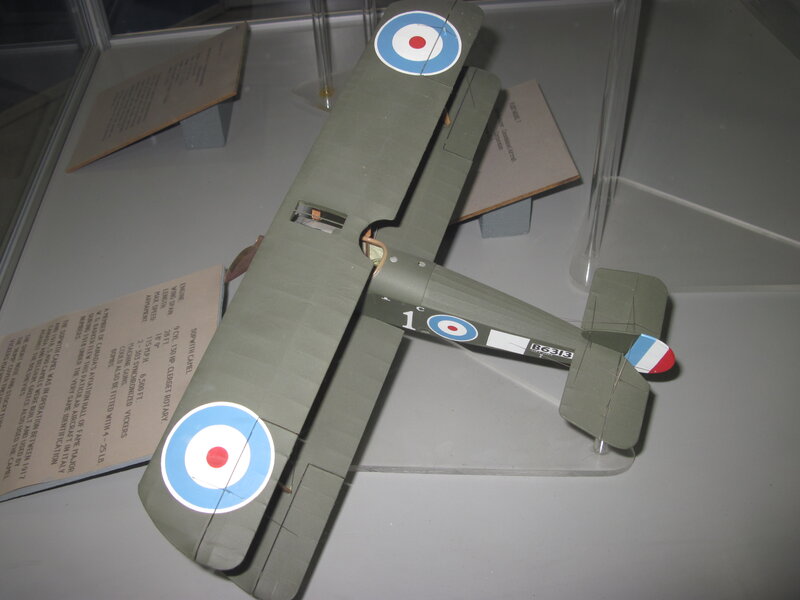 Model Airplane in Display