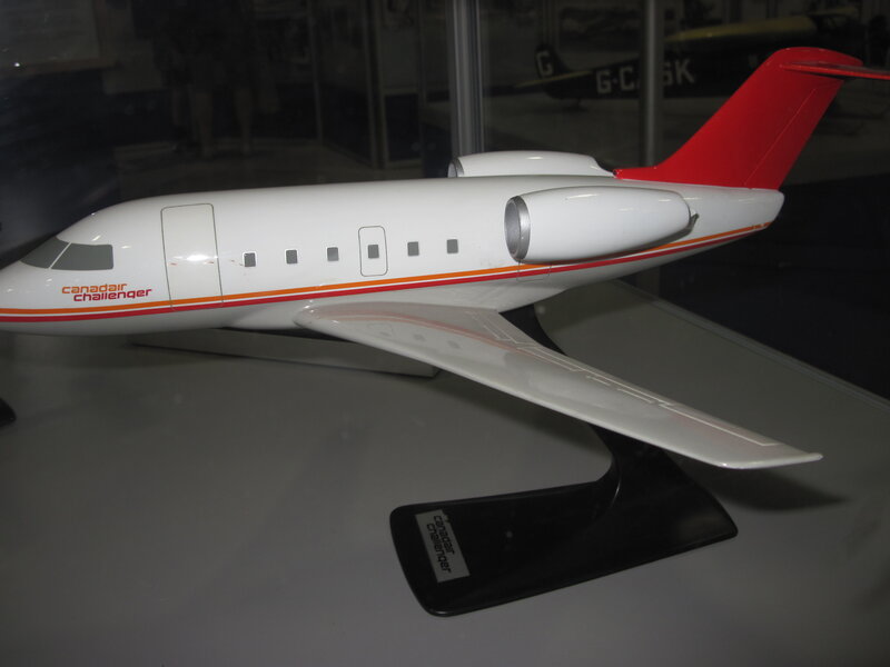 Model Airplane on Display