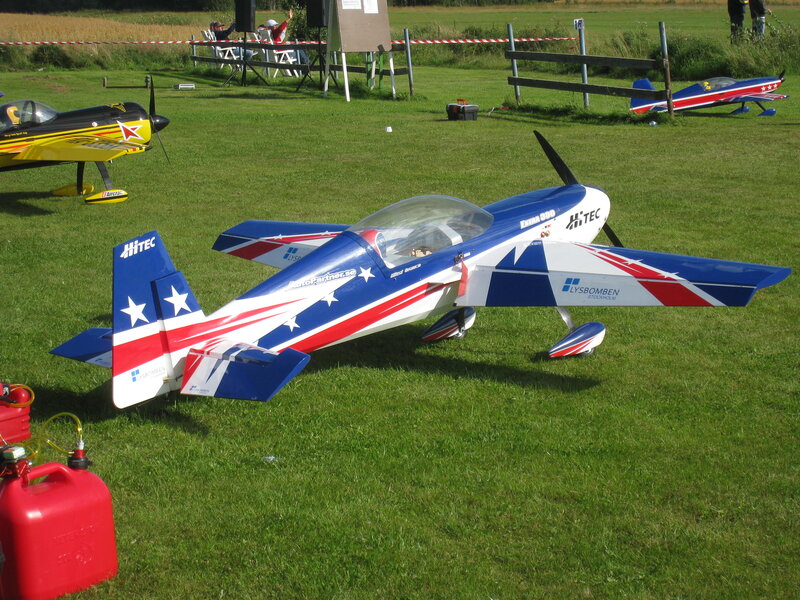 Model Airplane on Grass
