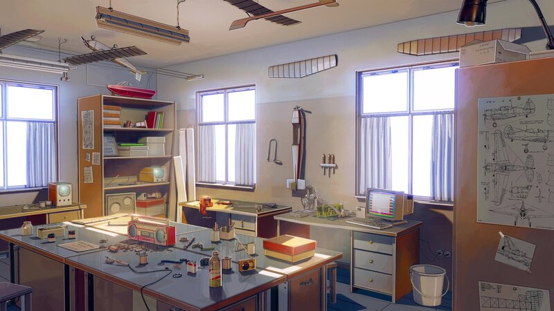 Model Airplane Workshop — Brown