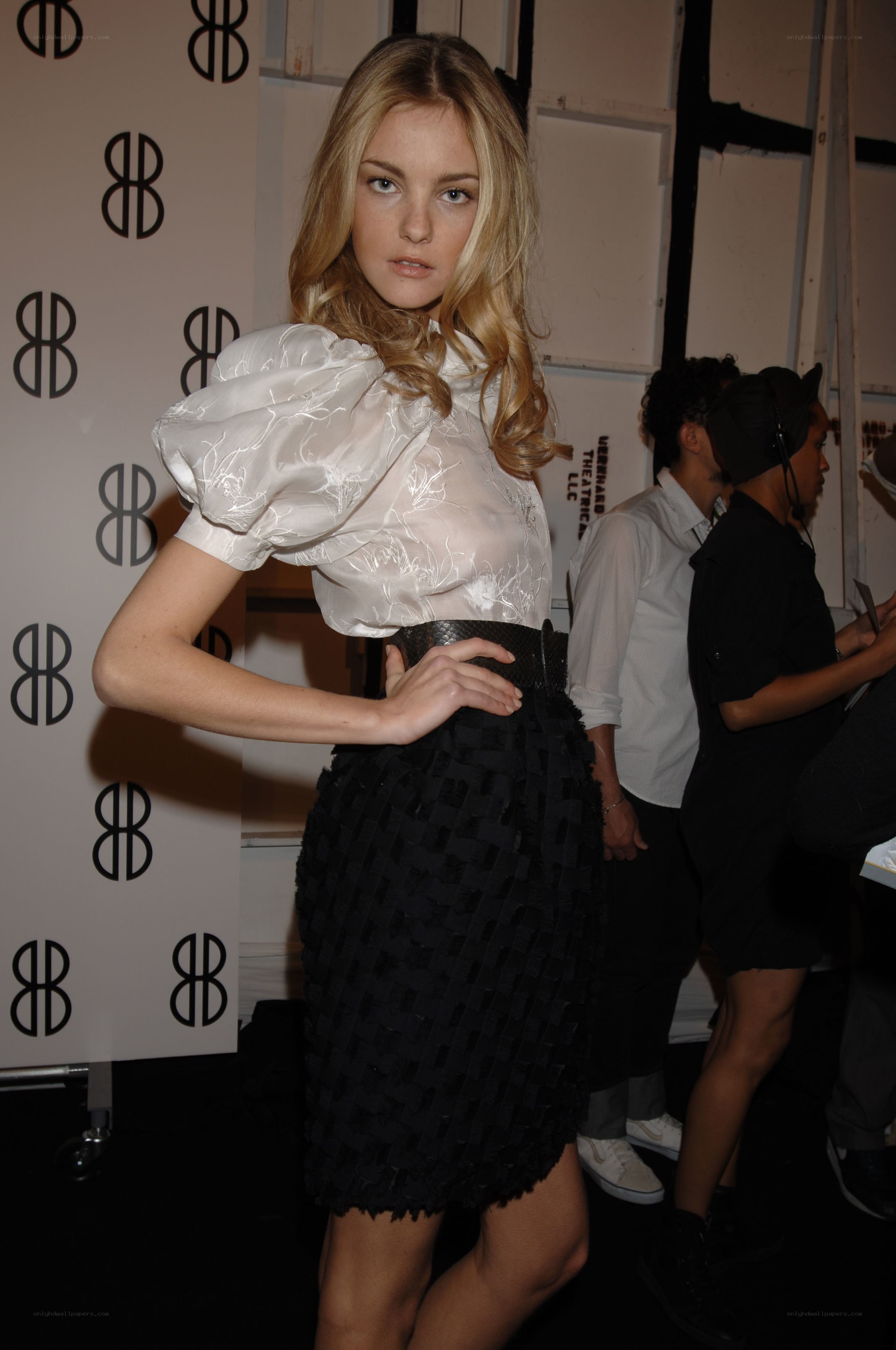 Model at fashion event