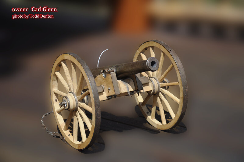 Model Cannon on Wheels
