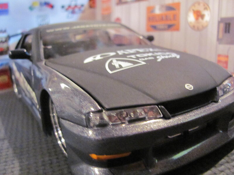 Model Car on Display — Gray