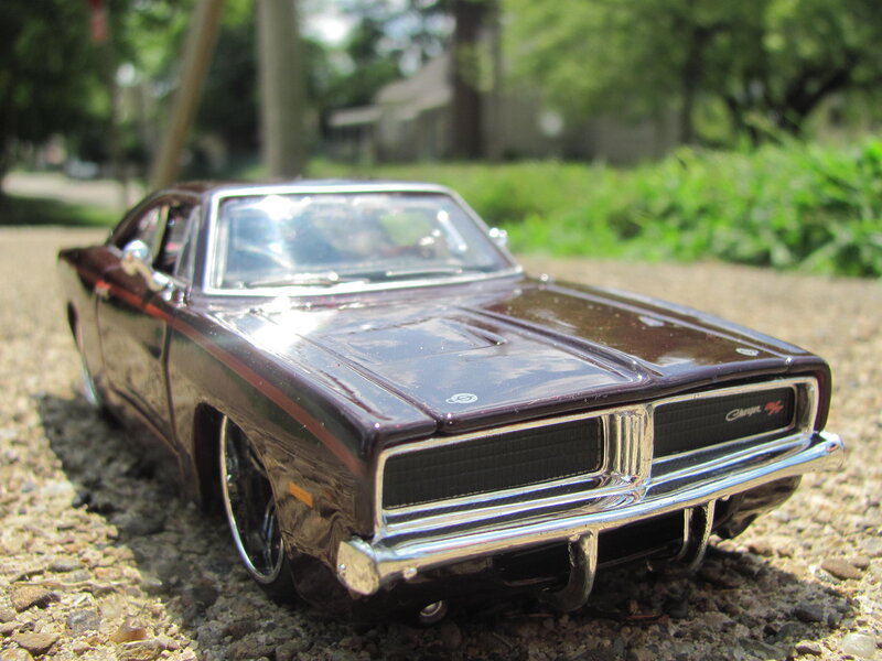 Model Car on Gravel — Black