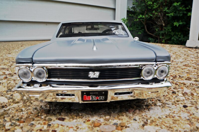 Model Car on Gravel — Gray