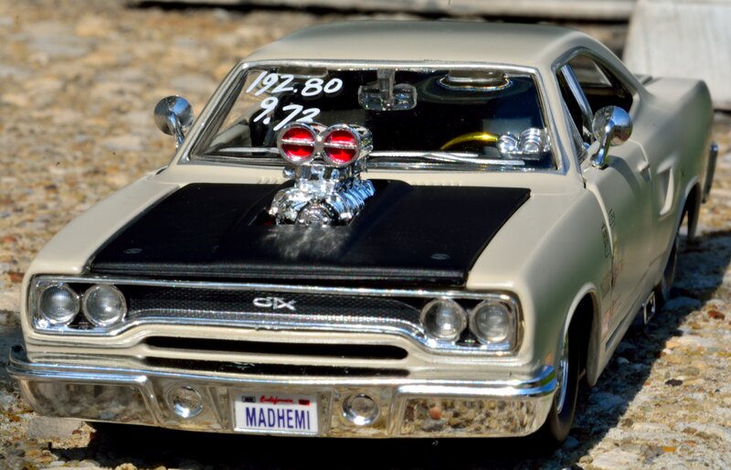 Model Car with Supercharger — Beige