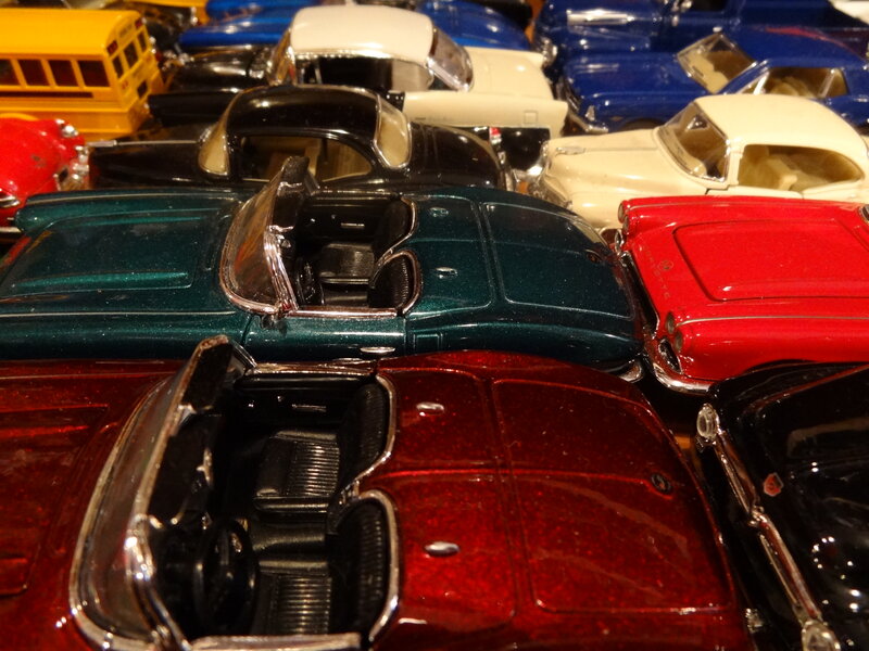 Model Cars in Display