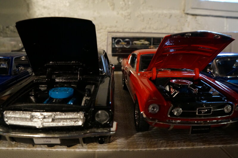 Model Cars on Display — Black