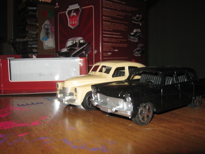 Model Cars on Table