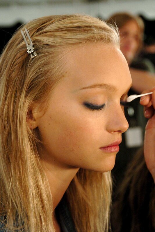 Model Getting Makeup