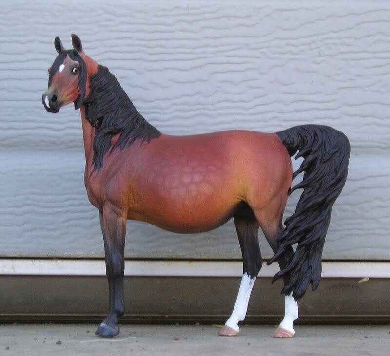 Model Horse Figurine — Brown