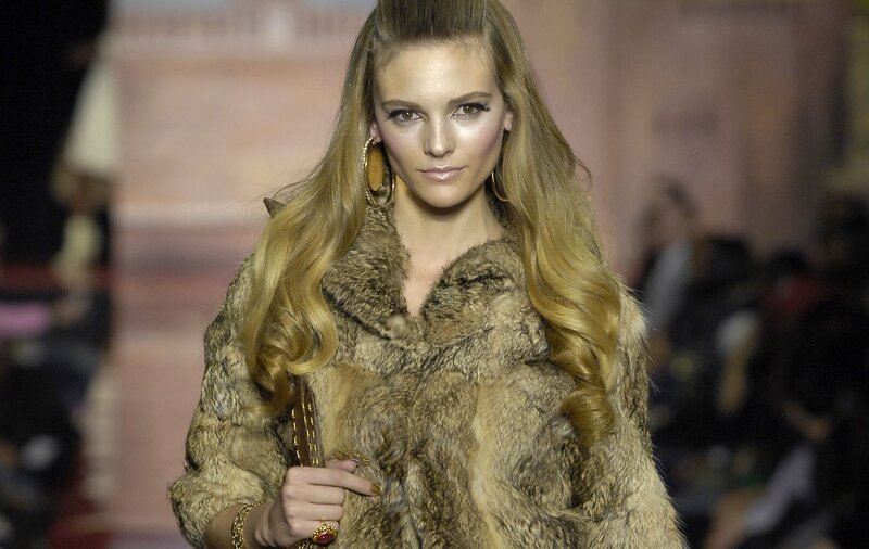 Model in Fur Coat