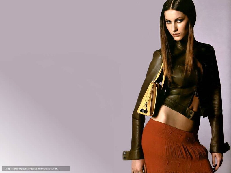 model in leather jacket