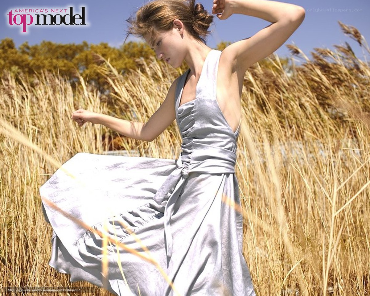 model in silver dress
