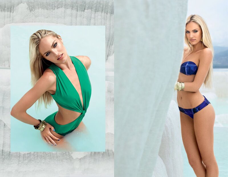 model in swimwear