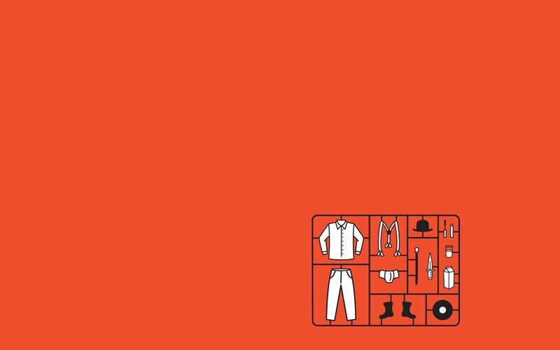 model kit of clothing and accessories