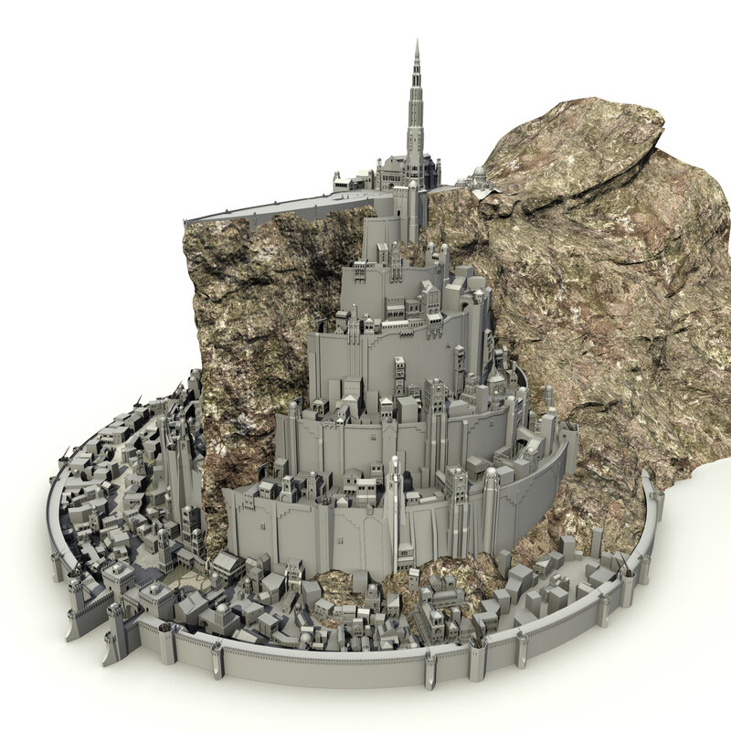 model of a fortress city