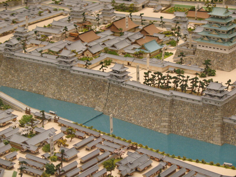 Model of a Japanese castle