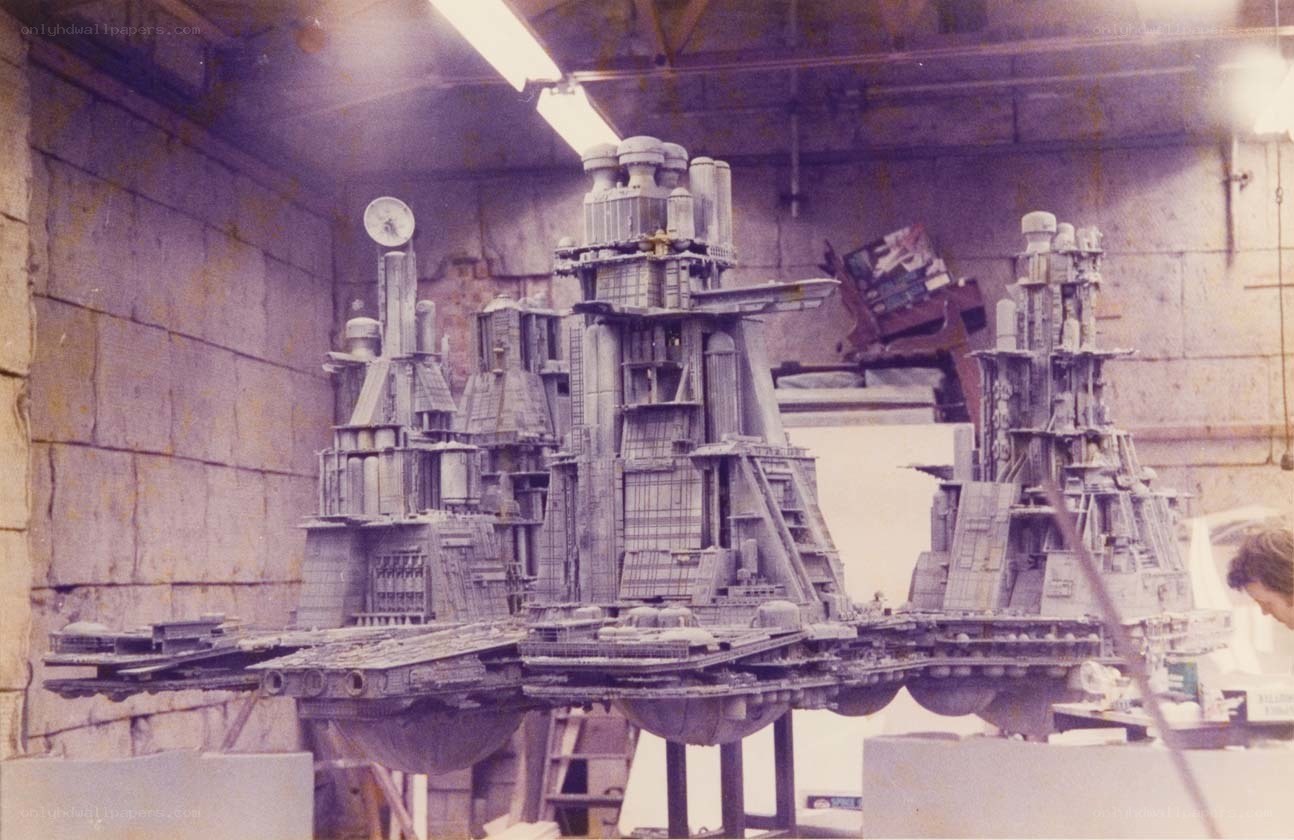 model of a large spaceship