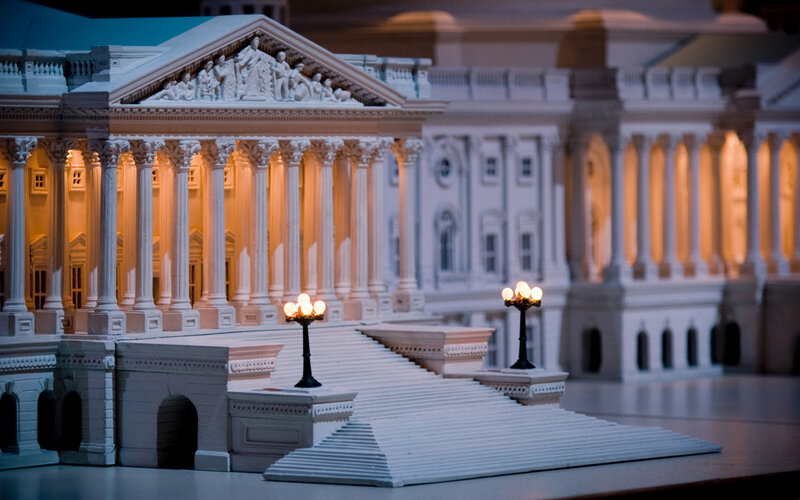 Model of a Neoclassical Building