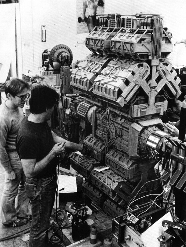 Model of a sci-fi machine