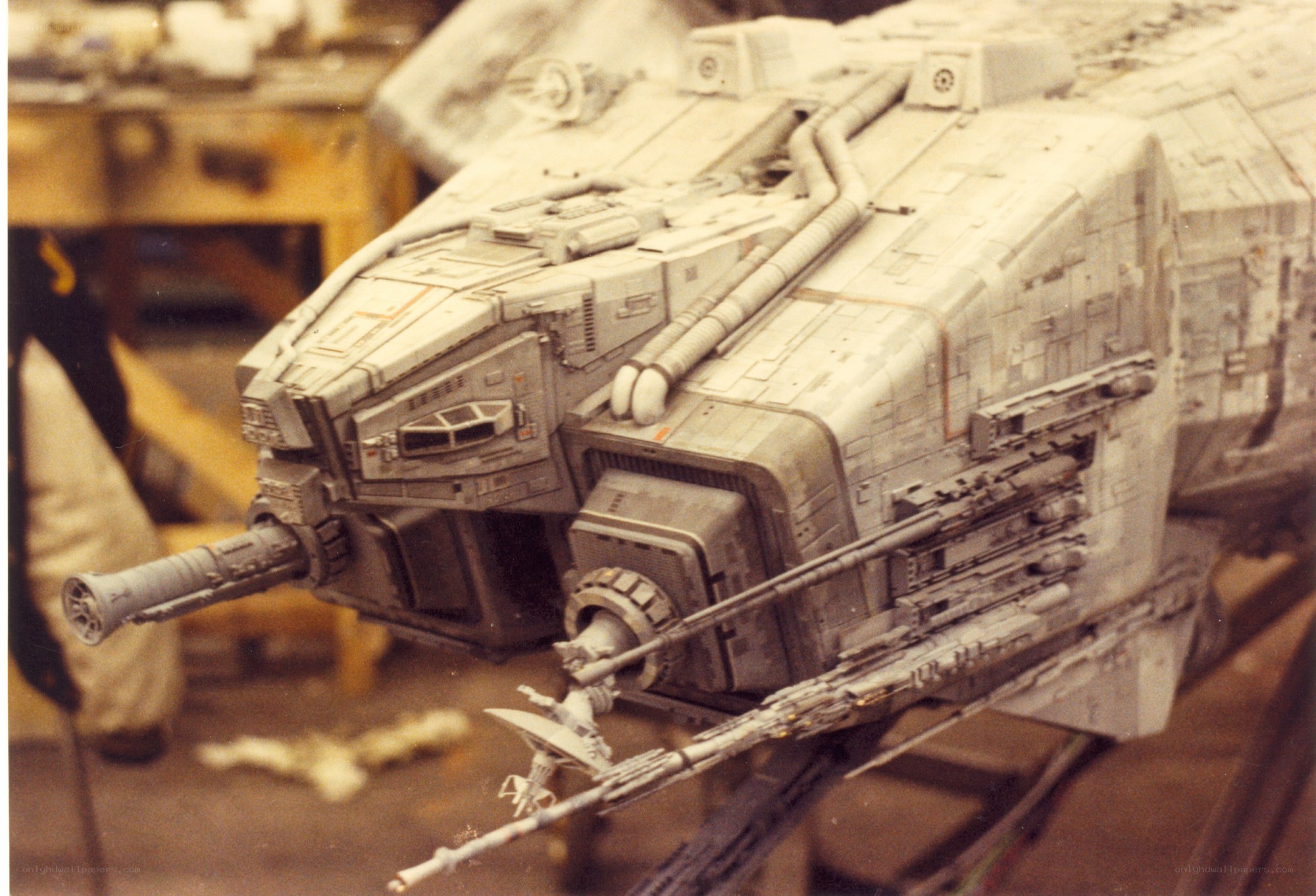 model of a sci-fi spaceship