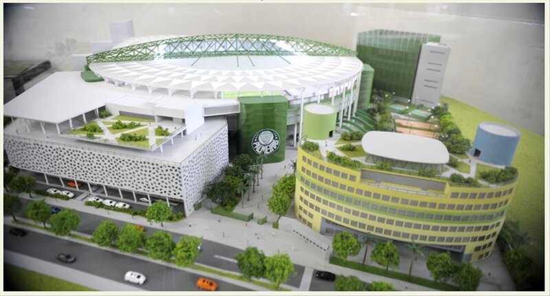Model of a Stadium Complex