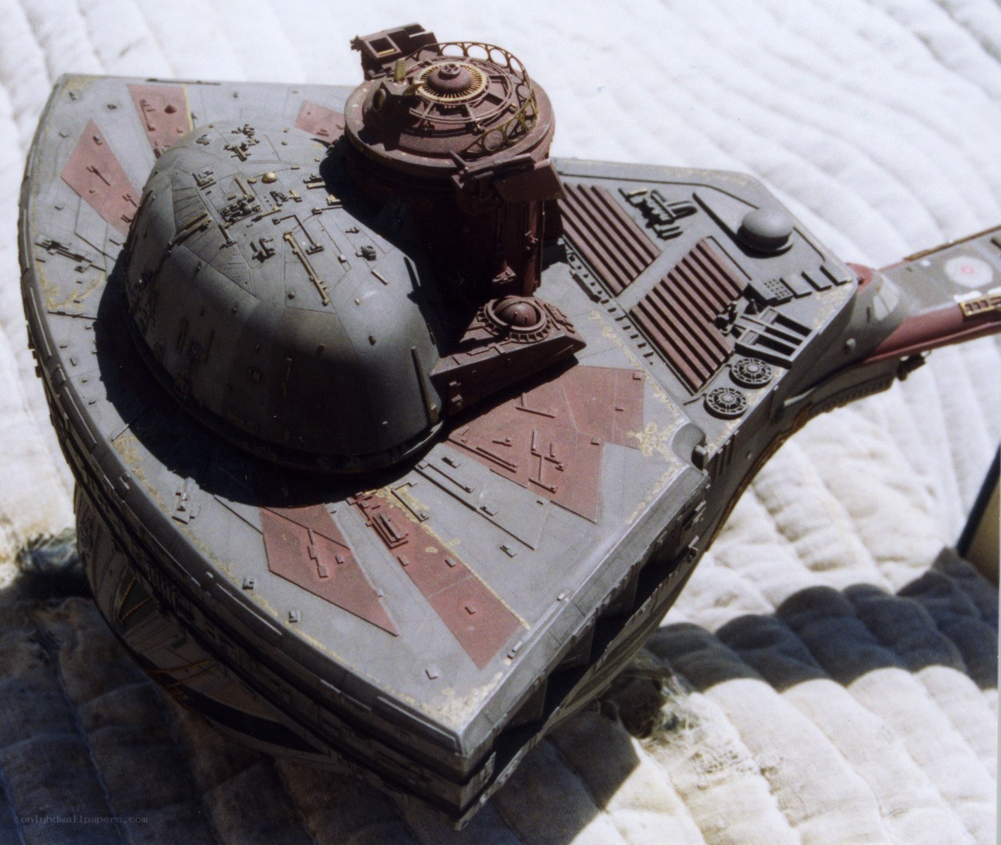 model of a star wars ship