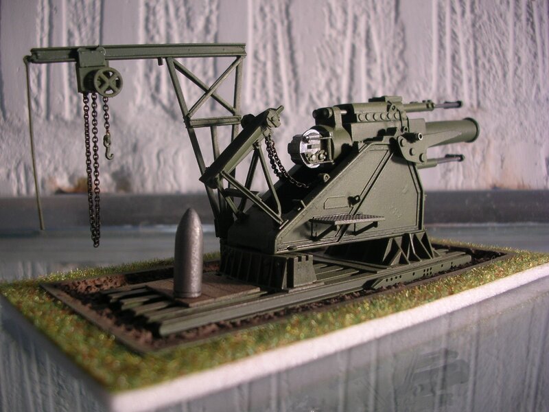 model of military artillery