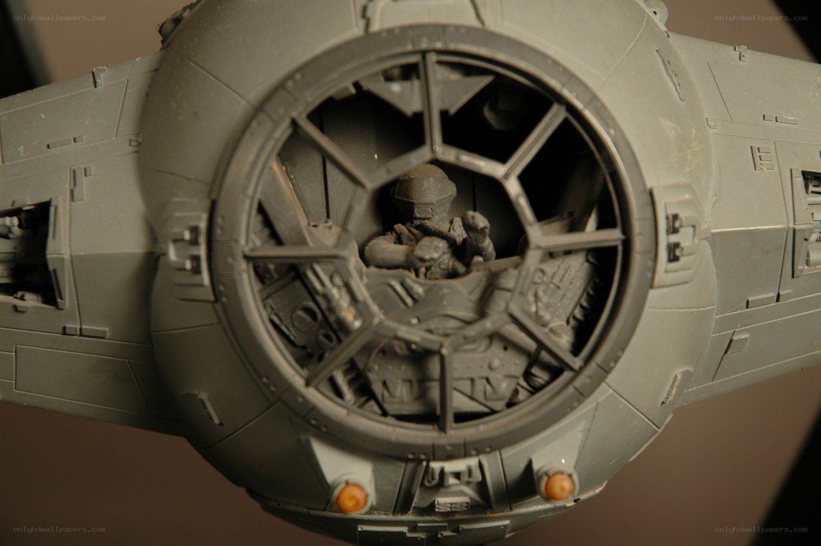 model of spacecraft cockpit