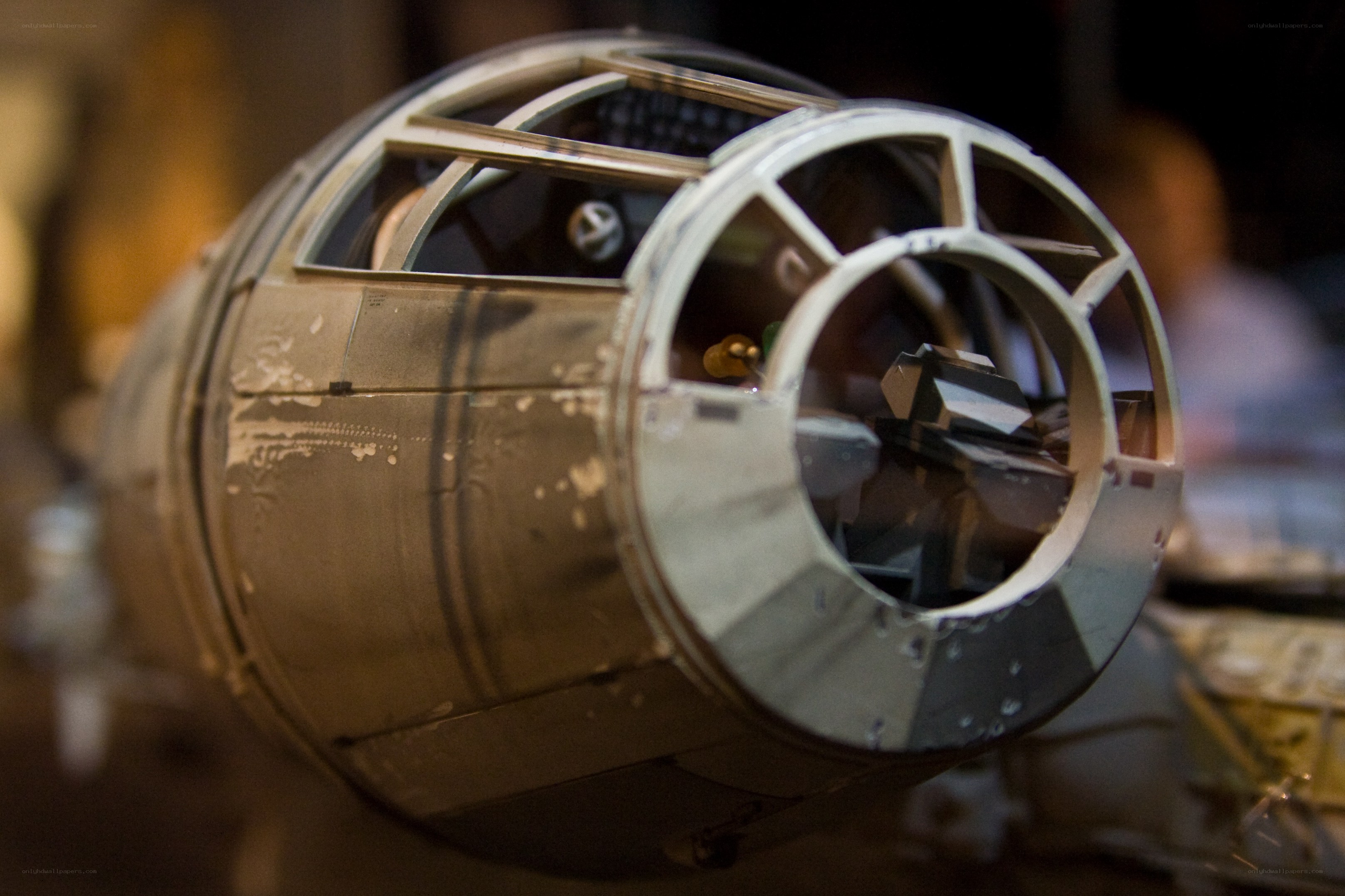model of spaceship cockpit