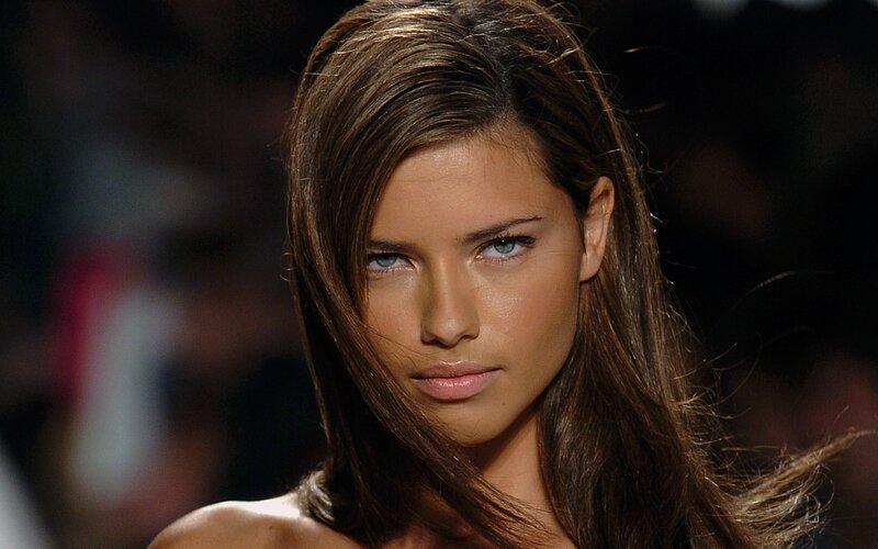 model on runway