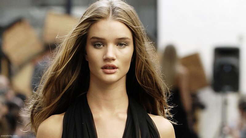 model on runway at fashion show