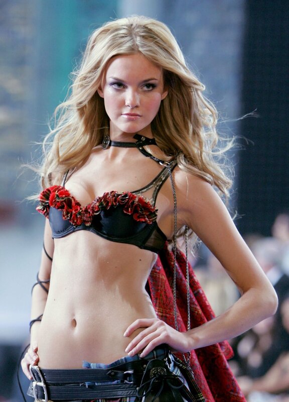 Model on Runway — Black, Confident