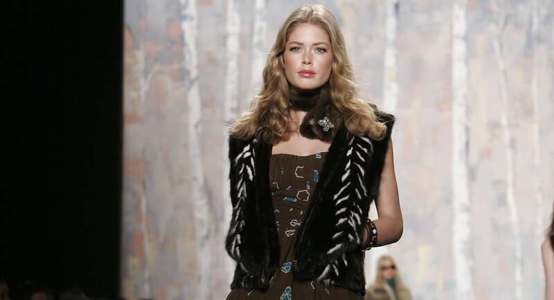Model on Runway — Brown