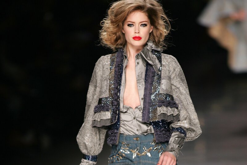 Model on Runway — Gray