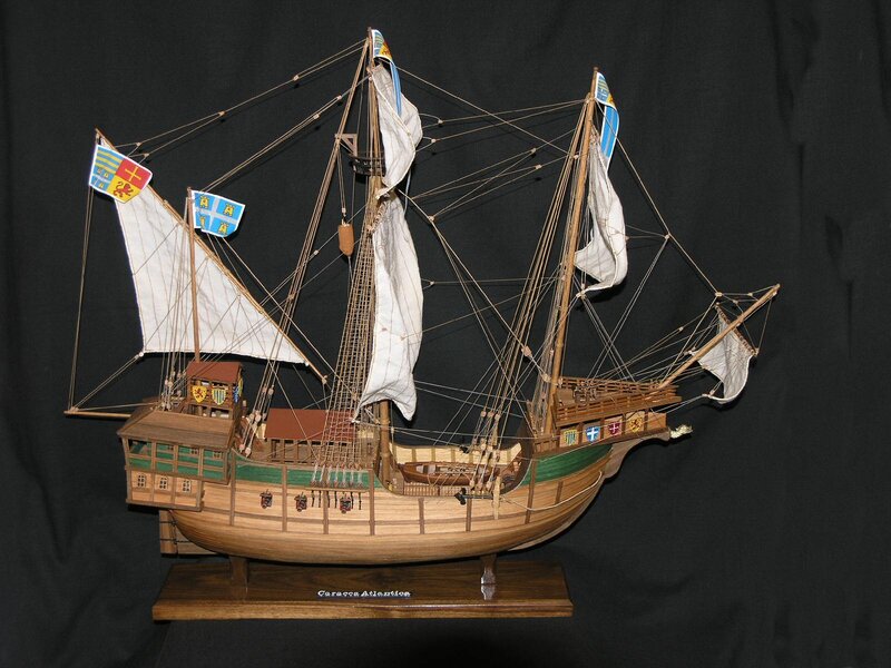 Model ship Caraca Attention