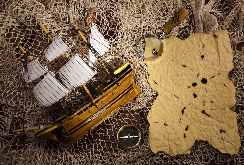Model Ship on Net